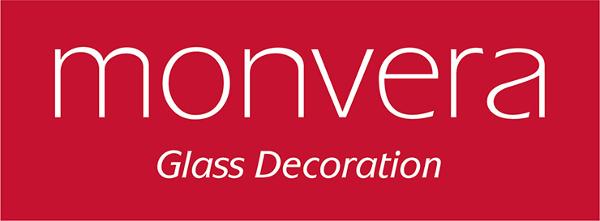 Monvera Glass Decoration Logo