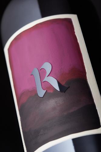 Etch: Hand painted water color replica for Realm Cellars