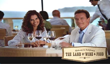 California wine Maria Shriver Arnold Schwarzenegger